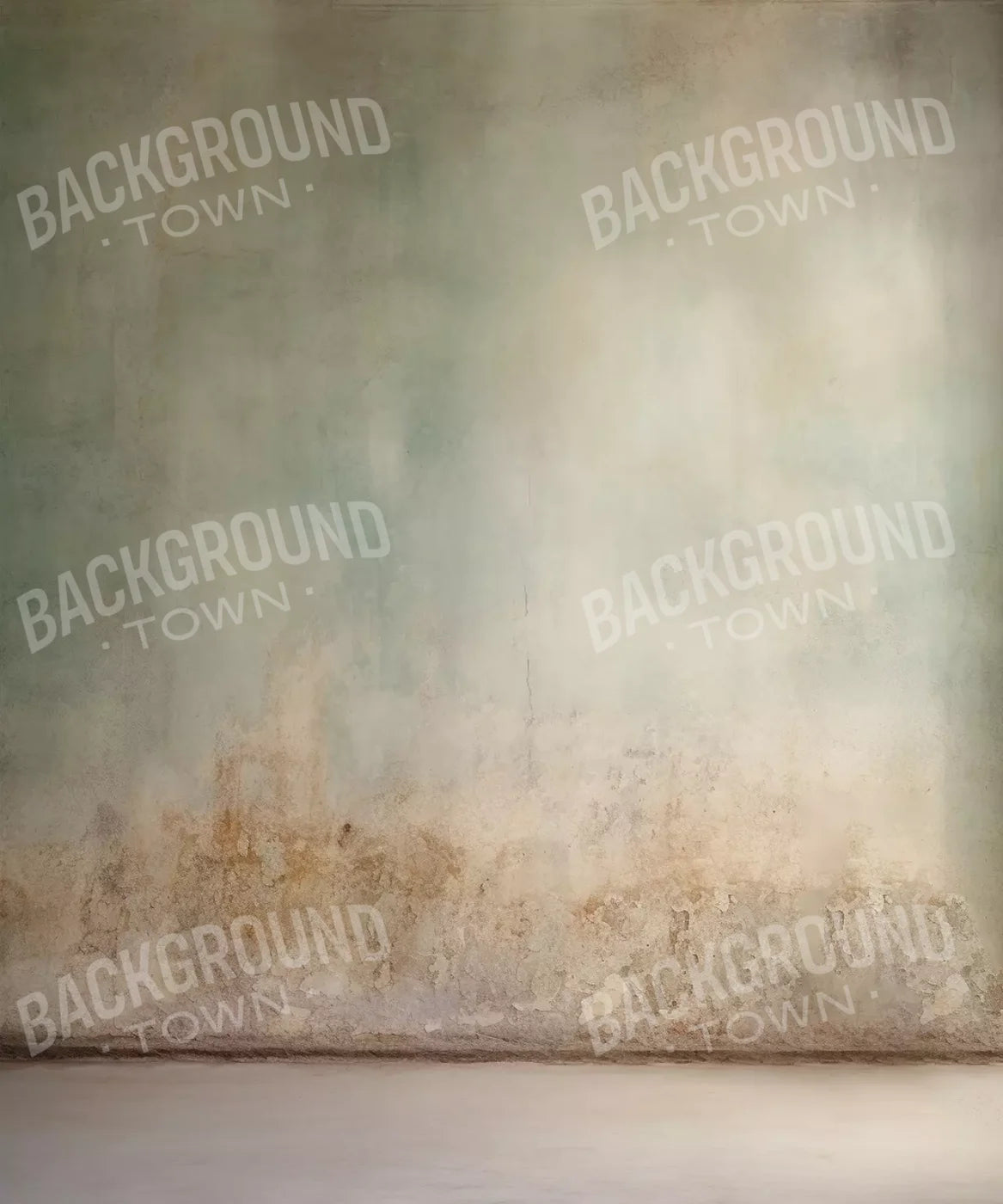 Plaster Wall Green Ii 10’X12’ Ultracloth (120 X 144 Inch) Backdrop