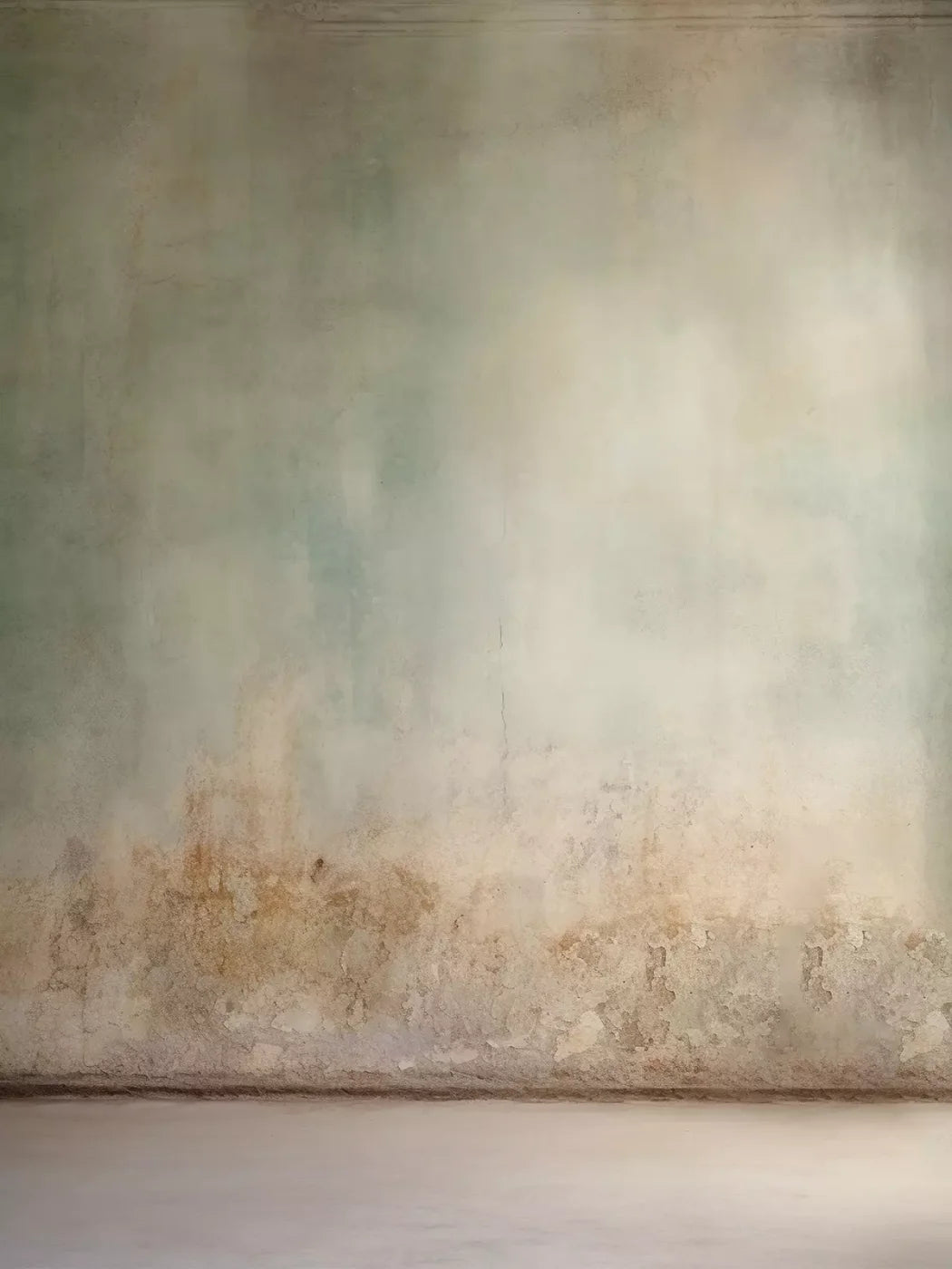 Plaster Wall Green Ii 6’X8’ Fleece (72 X 96 Inch) Backdrop