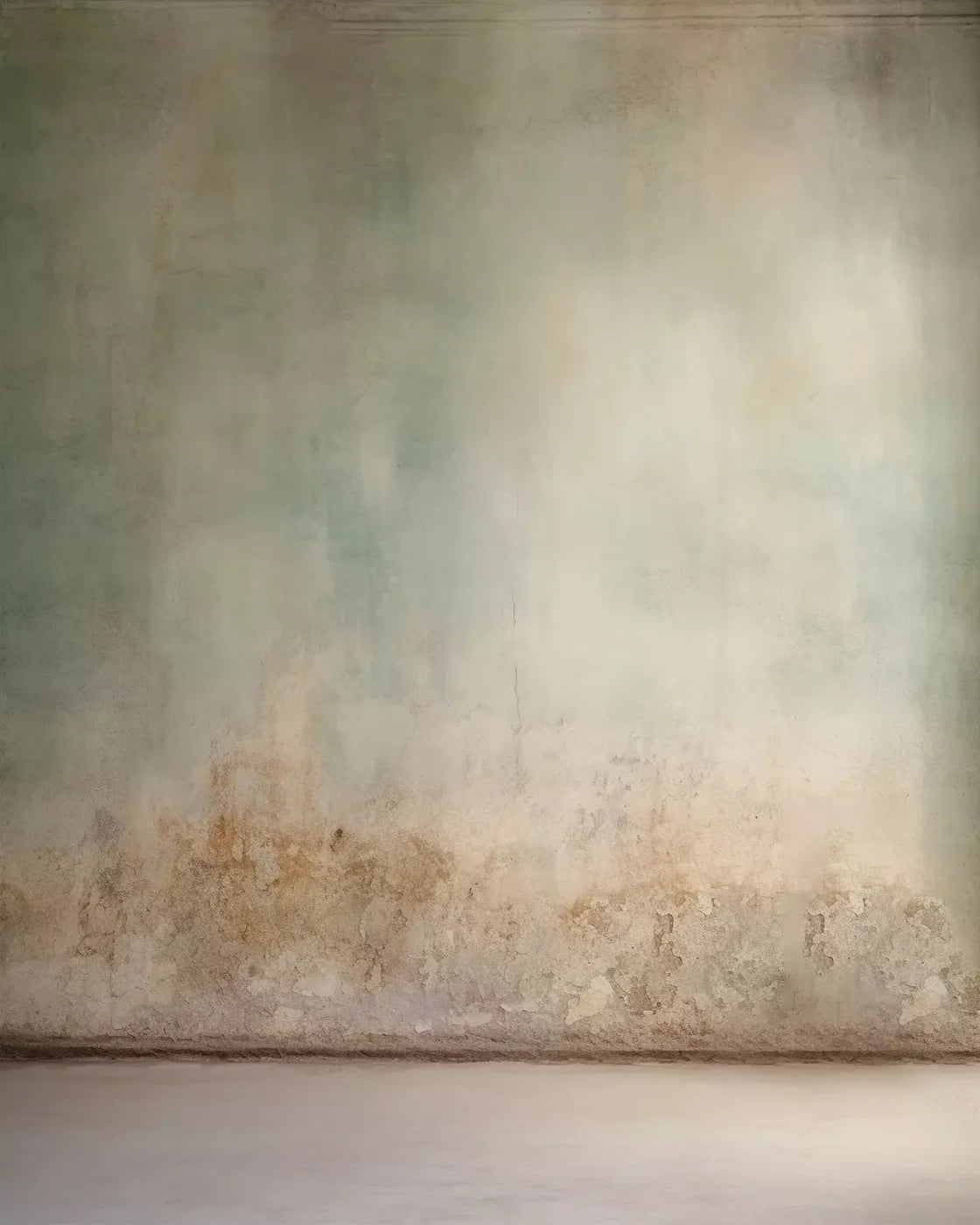 Plaster Wall Green Ii 8’X10’ Fleece (96 X 120 Inch) Backdrop