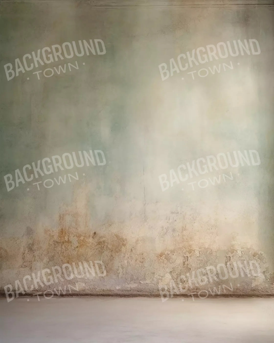 Plaster Wall Green Ii 8’X10’ Fleece (96 X 120 Inch) Backdrop