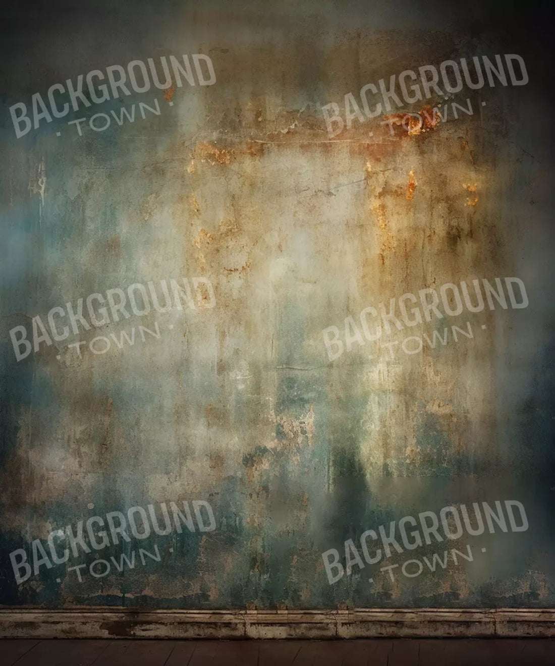 Wall, Blue Brown , Gold Backdrop for Photography