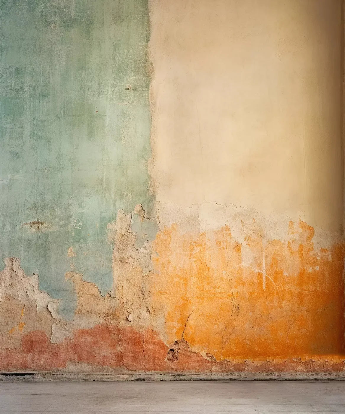 Plaster Wall Multi I 10’X12’ Ultracloth (120 X 144 Inch) Backdrop
