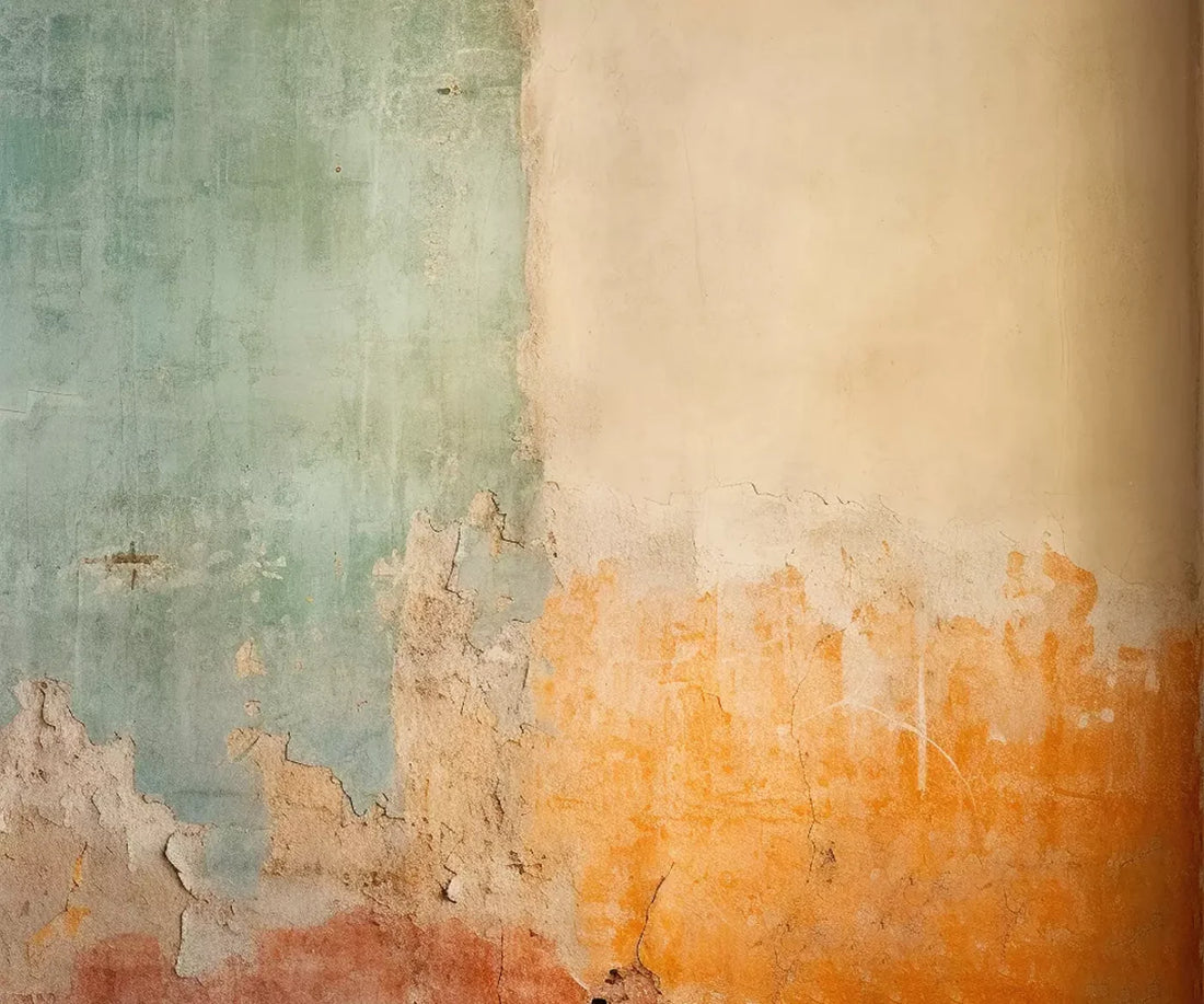 Plaster Wall Multi I 5’X4’2 Fleece (60 X 50 Inch) Backdrop
