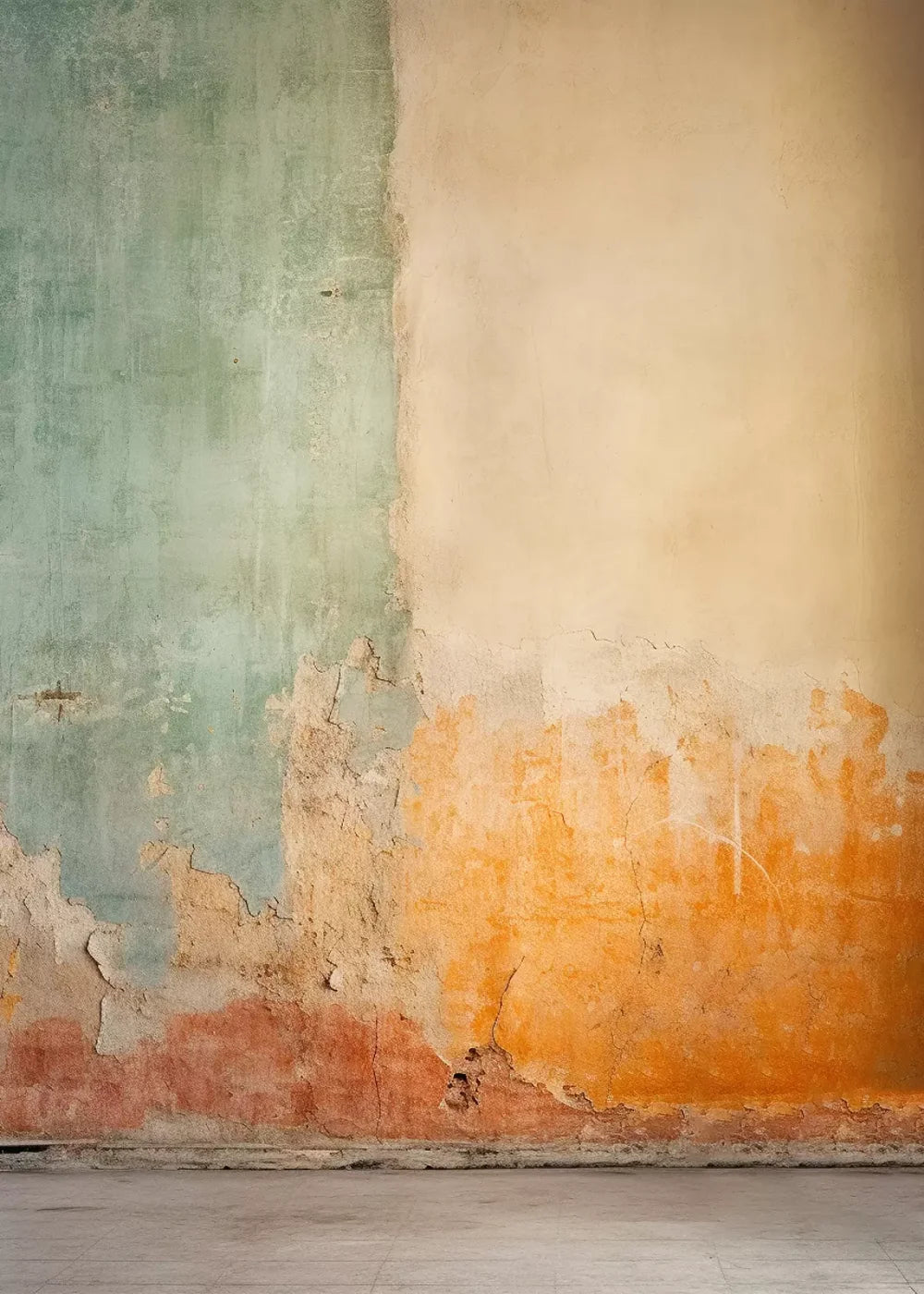 Plaster Wall Multi I 5’X7’ Ultracloth (60 X 84 Inch) Backdrop
