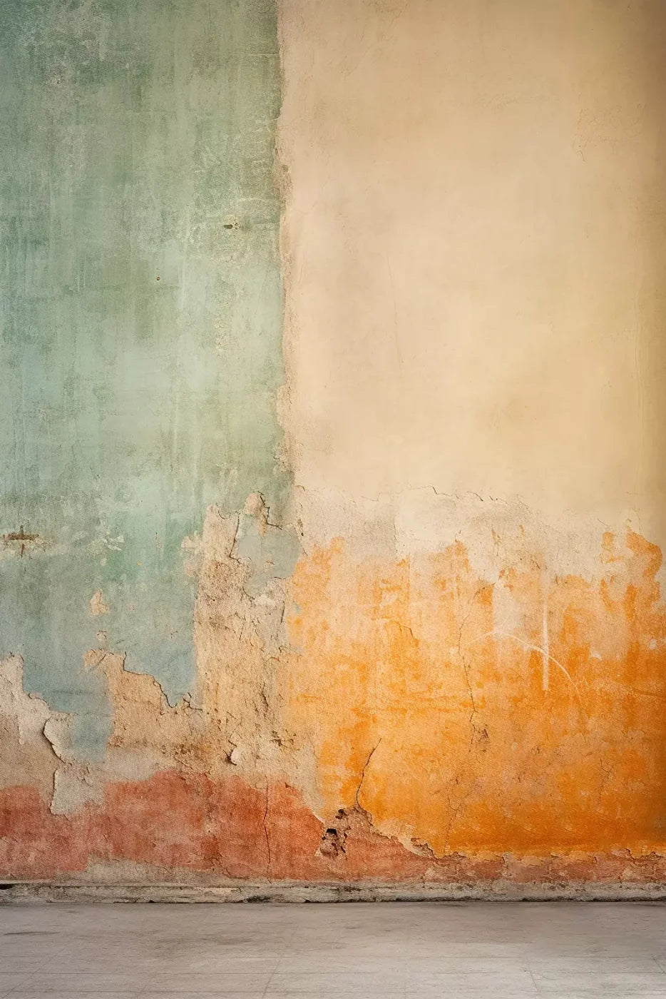 Plaster Wall Multi I 8’X12’ Ultracloth (96 X 144 Inch) Backdrop