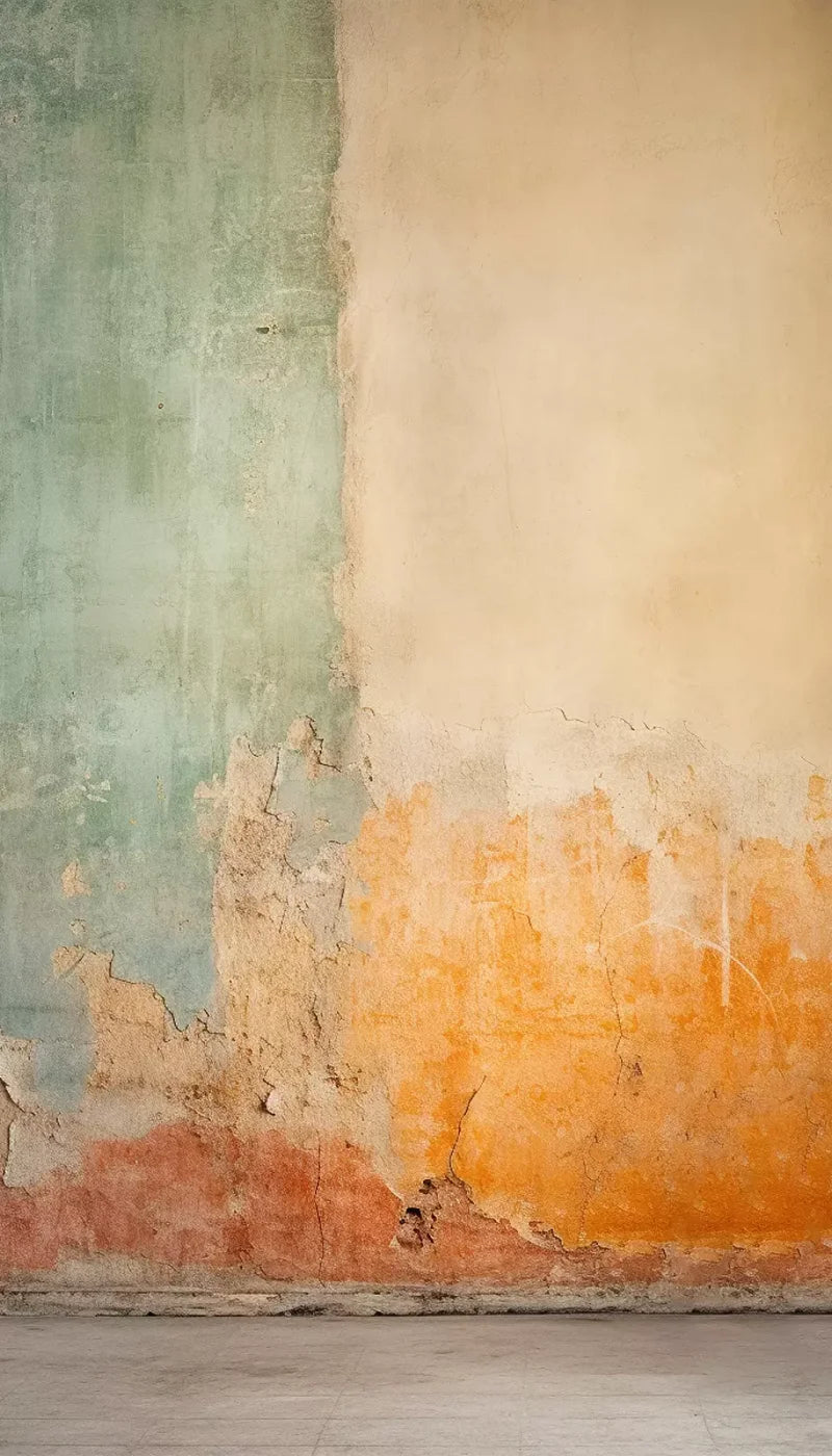 Plaster Wall Multi I 8’X14’ Ultracloth (96 X 168 Inch) Backdrop