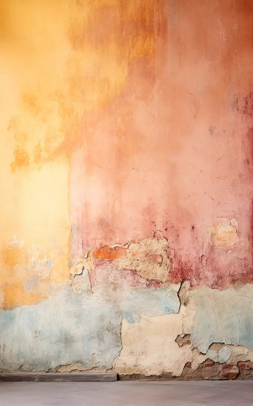 Plaster Wall Multi Ii 5’X8’ Ultracloth (60 X 96 Inch) Backdrop