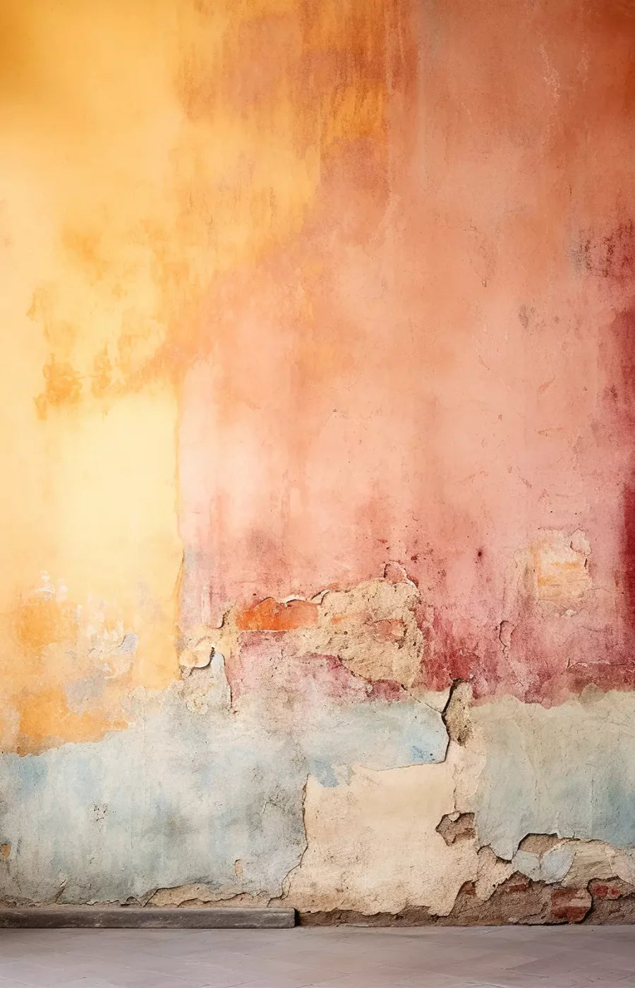 Plaster Wall Multi Ii 9’X14’ Ultracloth (108 X 168 Inch) Backdrop
