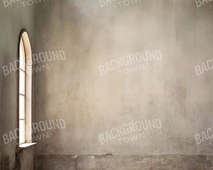 Plaster Wall White Window 10’X8’ Fleece (120 X 96 Inch) Backdrop