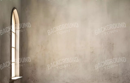 Plaster Wall White Window 14’X9’ Ultracloth (168 X 108 Inch) Backdrop