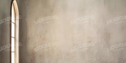 Plaster Wall White Window 16’X8’ Ultracloth (192 X 96 Inch) Backdrop