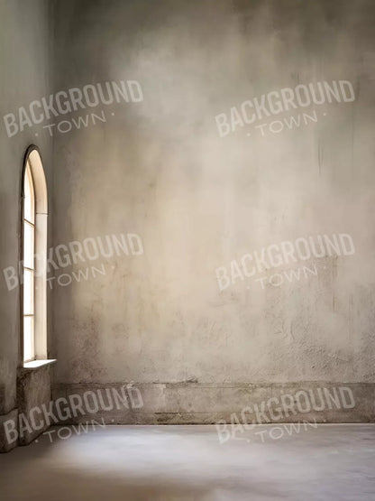 Plaster Wall White Window 5’X6’8 Fleece (60 X 80 Inch) Backdrop