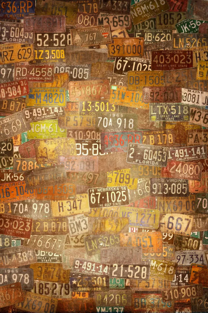Platesvintage 4X5 Rubbermat Floor ( 48 X 60 Inch ) Backdrop