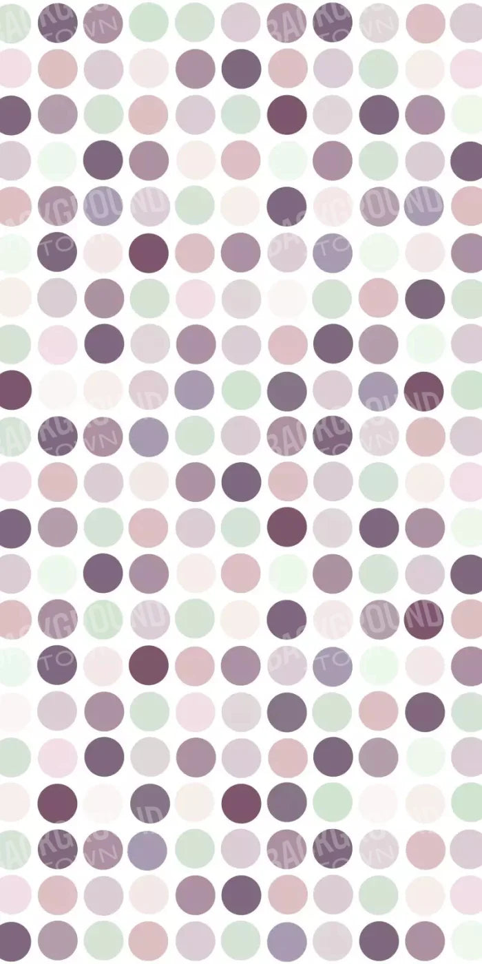 Plum Dottie 10X20 Ultracloth ( 120 X 240 Inch ) Backdrop