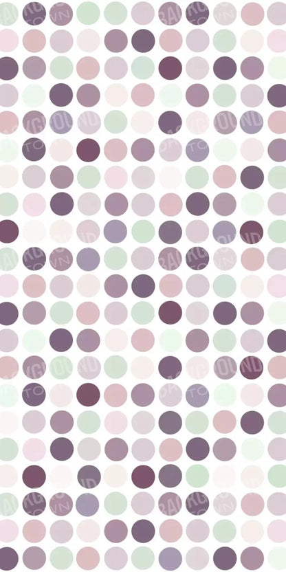 Plum Dottie 10X20 Ultracloth ( 120 X 240 Inch ) Backdrop