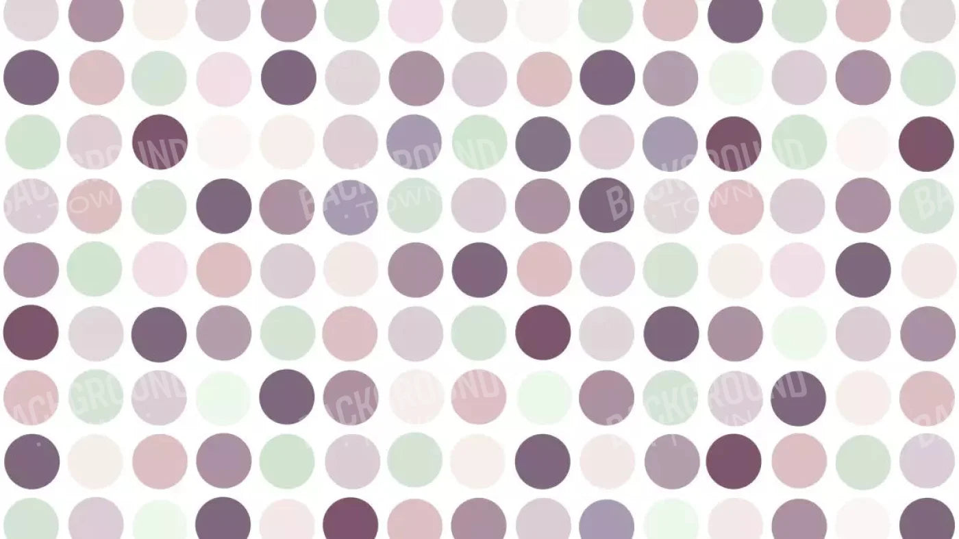 Plum Dottie 14X8 Ultracloth ( 168 X 96 Inch ) Backdrop