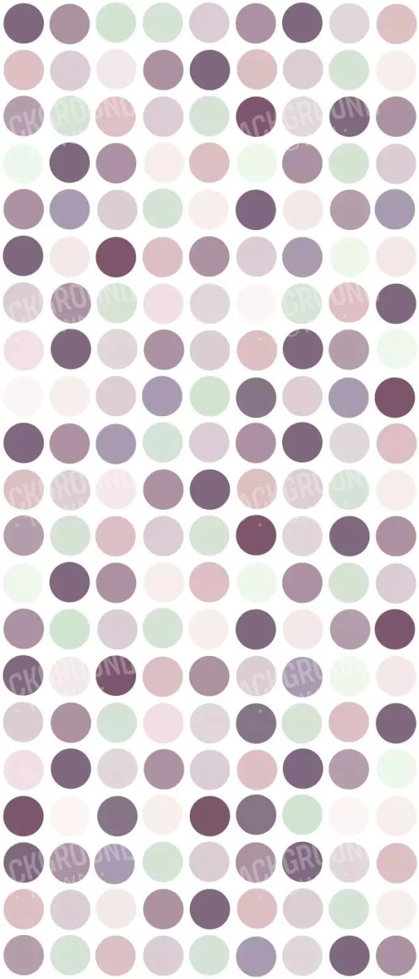 Plum Dottie 5X12 Ultracloth For Westcott X-Drop ( 60 X 144 Inch ) Backdrop