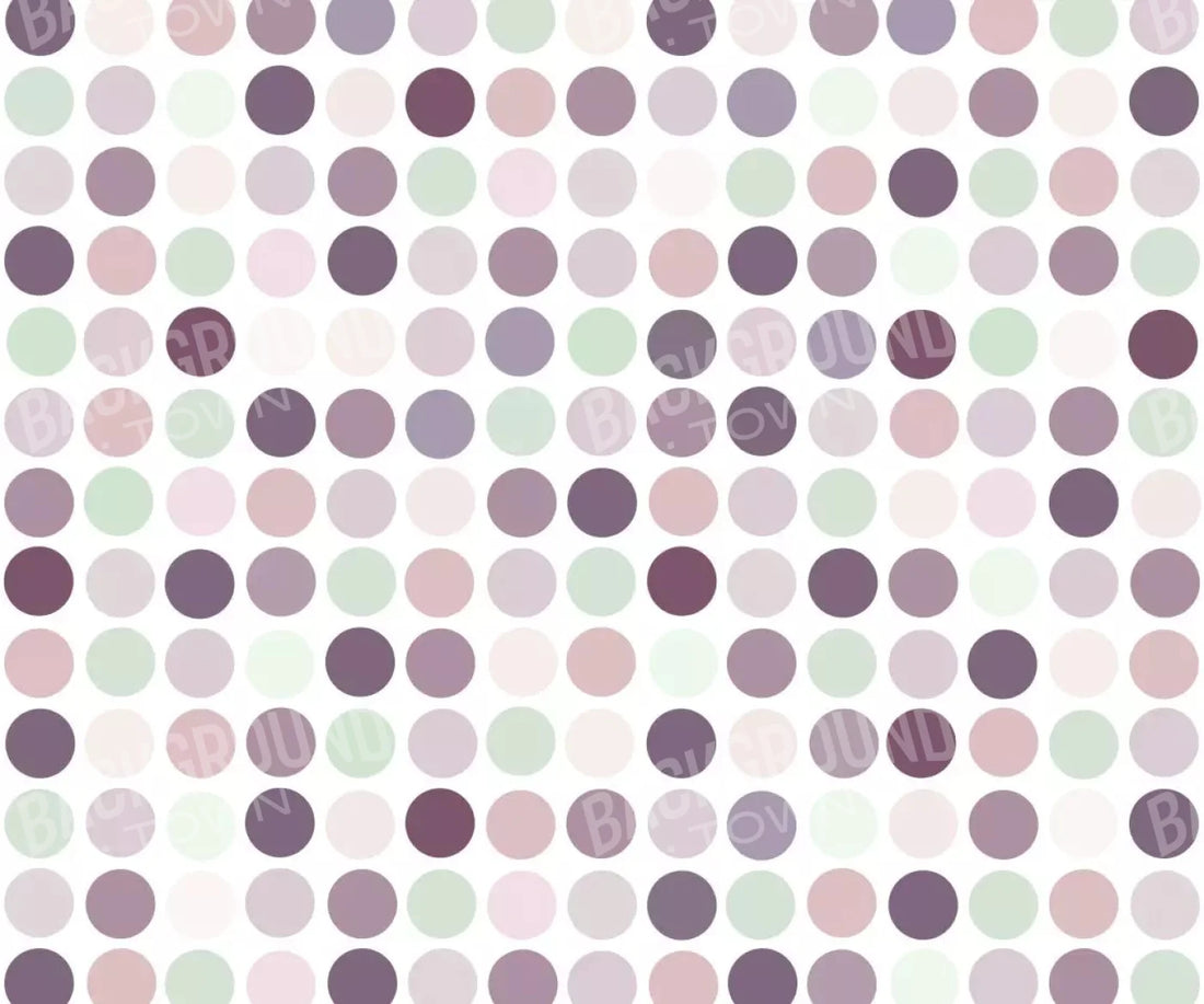 Plum Dottie 5X42 Fleece ( 60 X 50 Inch ) Backdrop
