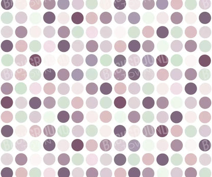 Plum Dottie 5X42 Fleece ( 60 X 50 Inch ) Backdrop