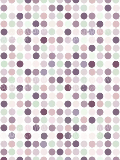 Plum Dottie 5X68 Fleece ( 60 X 80 Inch ) Backdrop