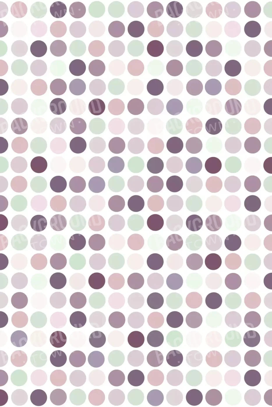 Plum Dottie 5X8 Ultracloth ( 60 X 96 Inch ) Backdrop