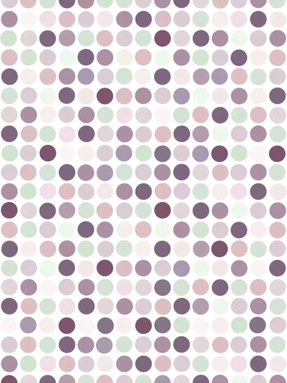 Plum Dottie 8X10 Fleece ( 96 X 120 Inch ) Backdrop