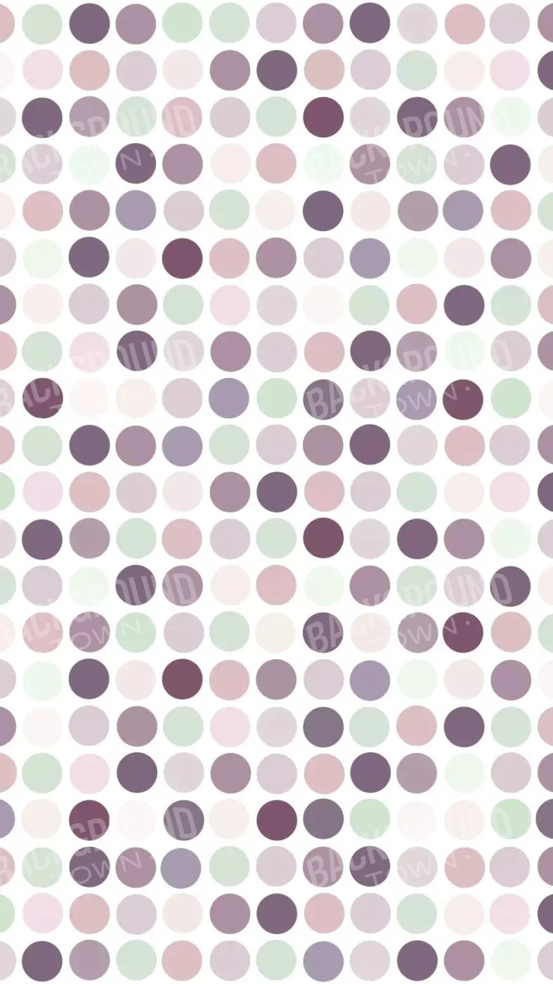 Plum Dottie 8X14 Ultracloth ( 96 X 168 Inch ) Backdrop
