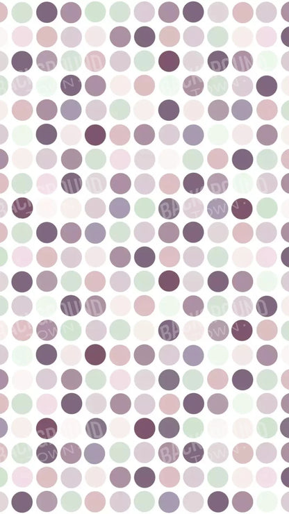 Plum Dottie 8X14 Ultracloth ( 96 X 168 Inch ) Backdrop
