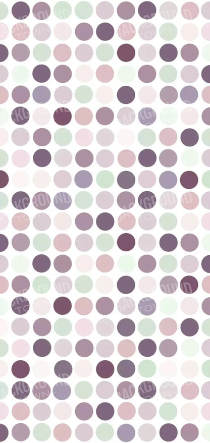 Plum Dottie 8X16 Ultracloth ( 96 X 192 Inch ) Backdrop