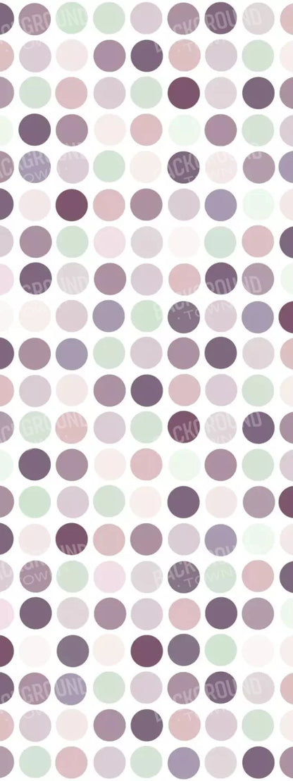 Plum Dottie 8X20 Ultracloth ( 96 X 240 Inch ) Backdrop
