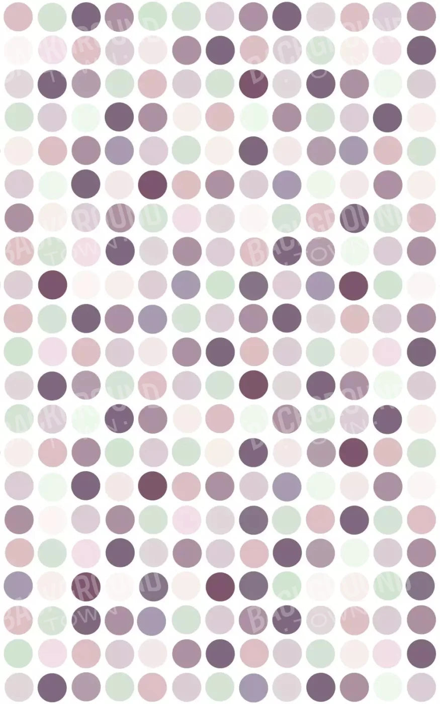 Plum Dottie 9X14 Ultracloth ( 108 X 168 Inch ) Backdrop