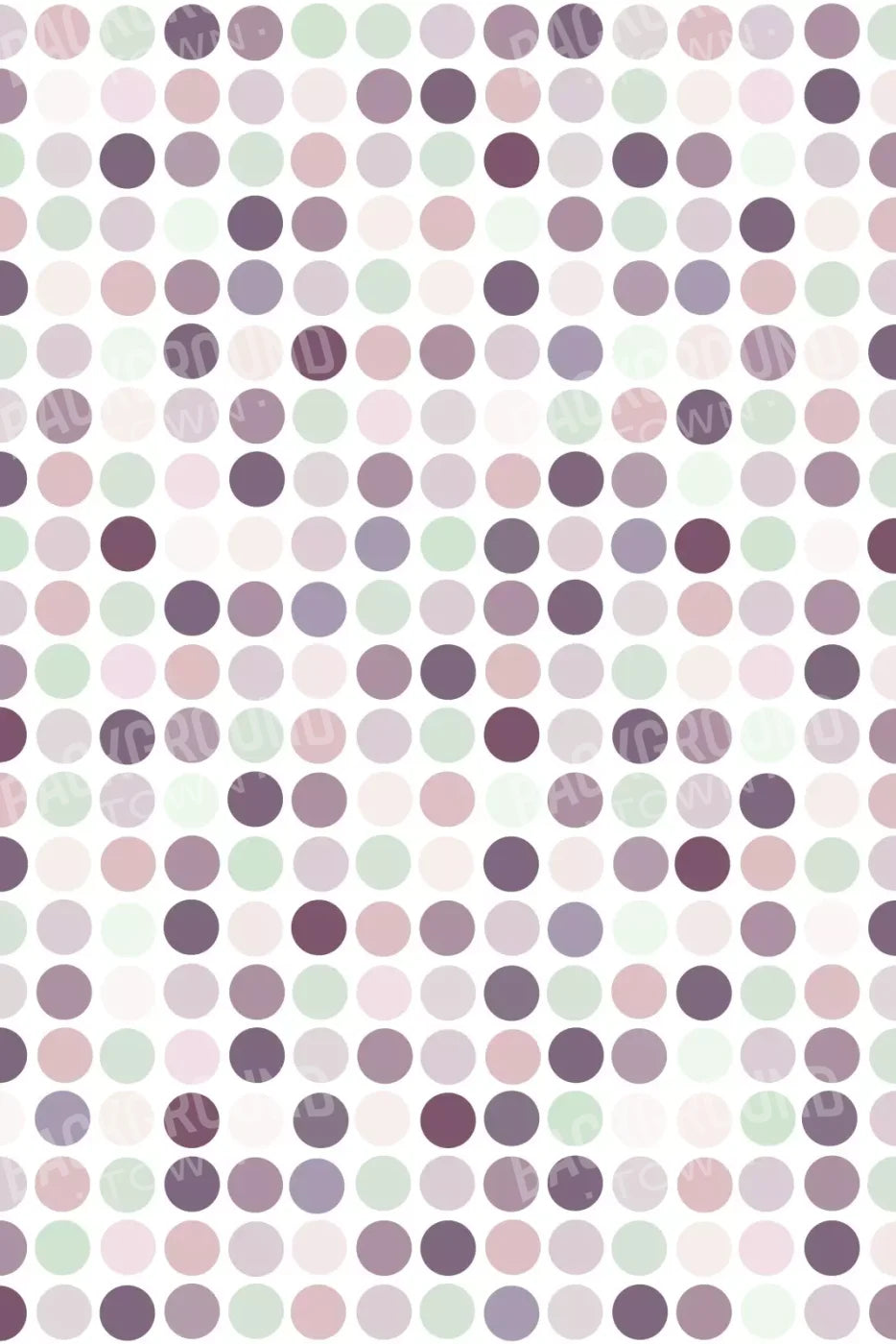 Plum Dottie For Lvl Up Backdrop System 5X76 Up ( 60 X 90 Inch )