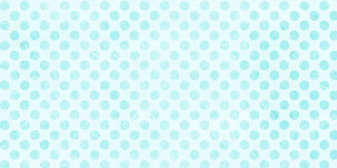 Polka Blue 20X10 Ultracloth ( 240 X 120 Inch ) Backdrop