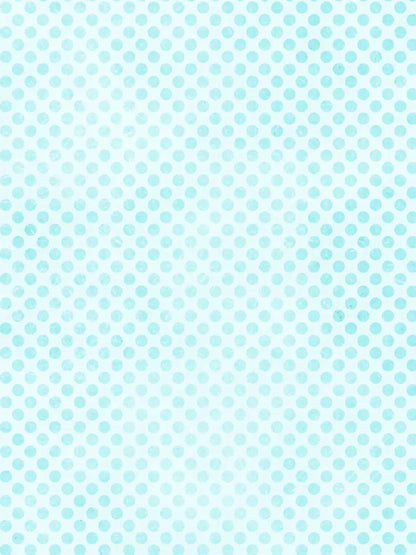 Polka Blue 8X10 Fleece ( 96 X 120 Inch ) Backdrop