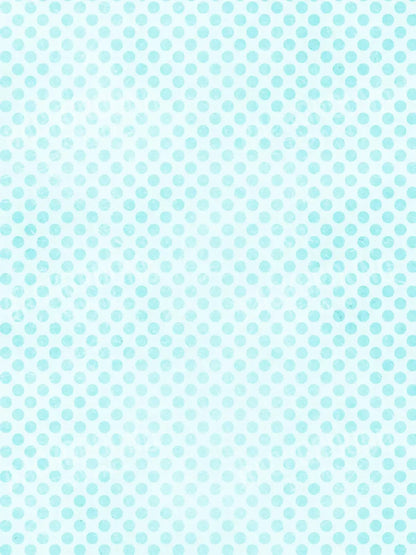 Polka Blue 8X10 Fleece ( 96 X 120 Inch ) Backdrop