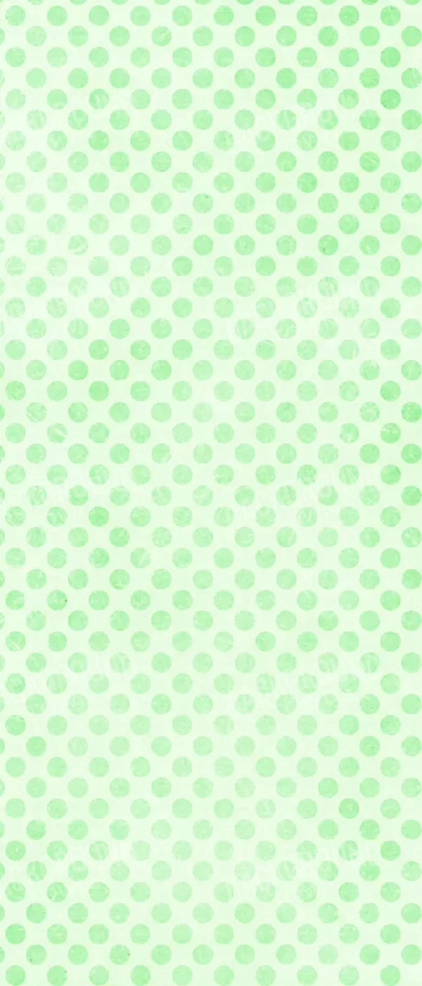 Polka Lime 5X12 Ultracloth For Westcott X-Drop ( 60 X 144 Inch ) Backdrop