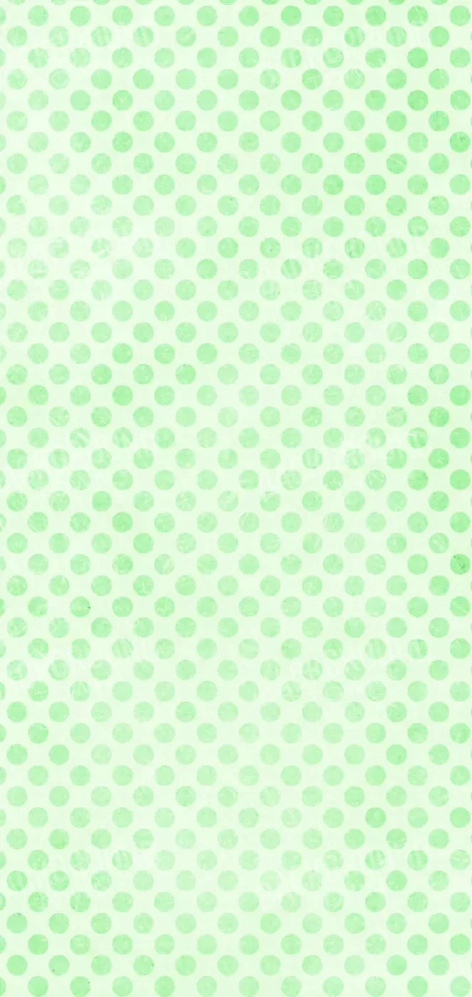 Polka Lime 8X16 Ultracloth ( 96 X 192 Inch ) Backdrop