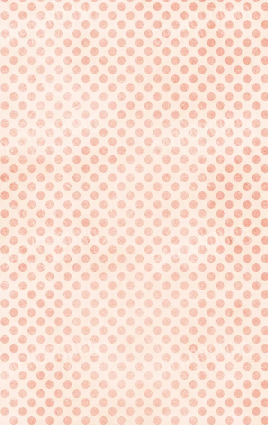 Polka Orange 10X16 Ultracloth ( 120 X 192 Inch ) Backdrop