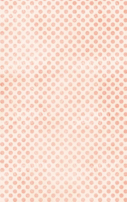 Polka Orange 10X16 Ultracloth ( 120 X 192 Inch ) Backdrop