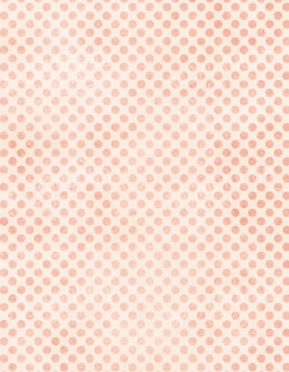 Polka Orange 6X8 Fleece ( 72 X 96 Inch ) Backdrop