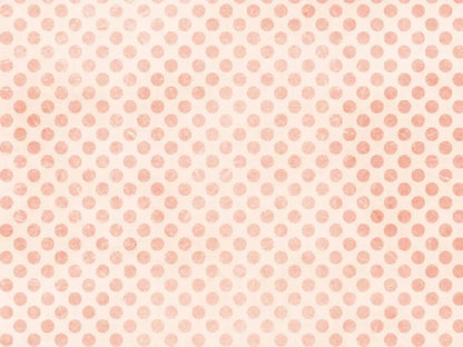 Polka Orange 7X5 Ultracloth ( 84 X 60 Inch ) Backdrop