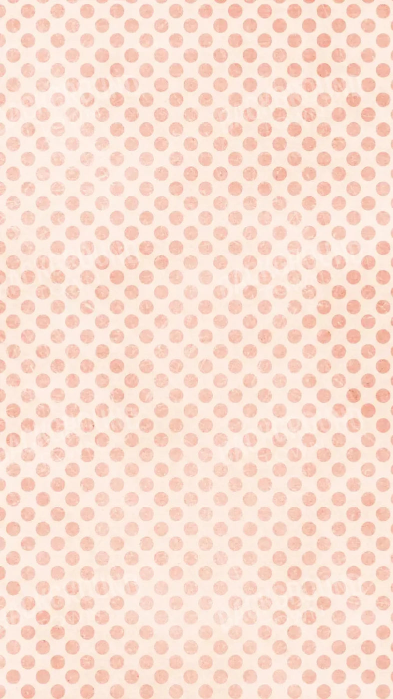 Polka Orange 8X14 Ultracloth ( 96 X 168 Inch ) Backdrop