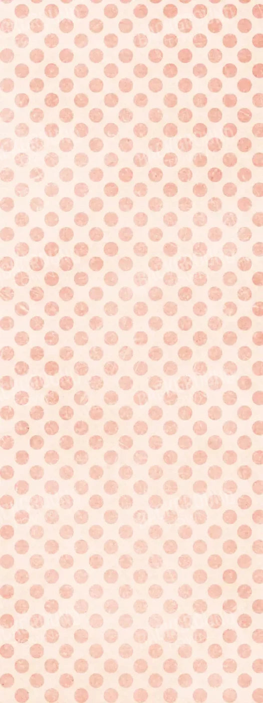 Polka Orange 8X20 Ultracloth ( 96 X 240 Inch ) Backdrop