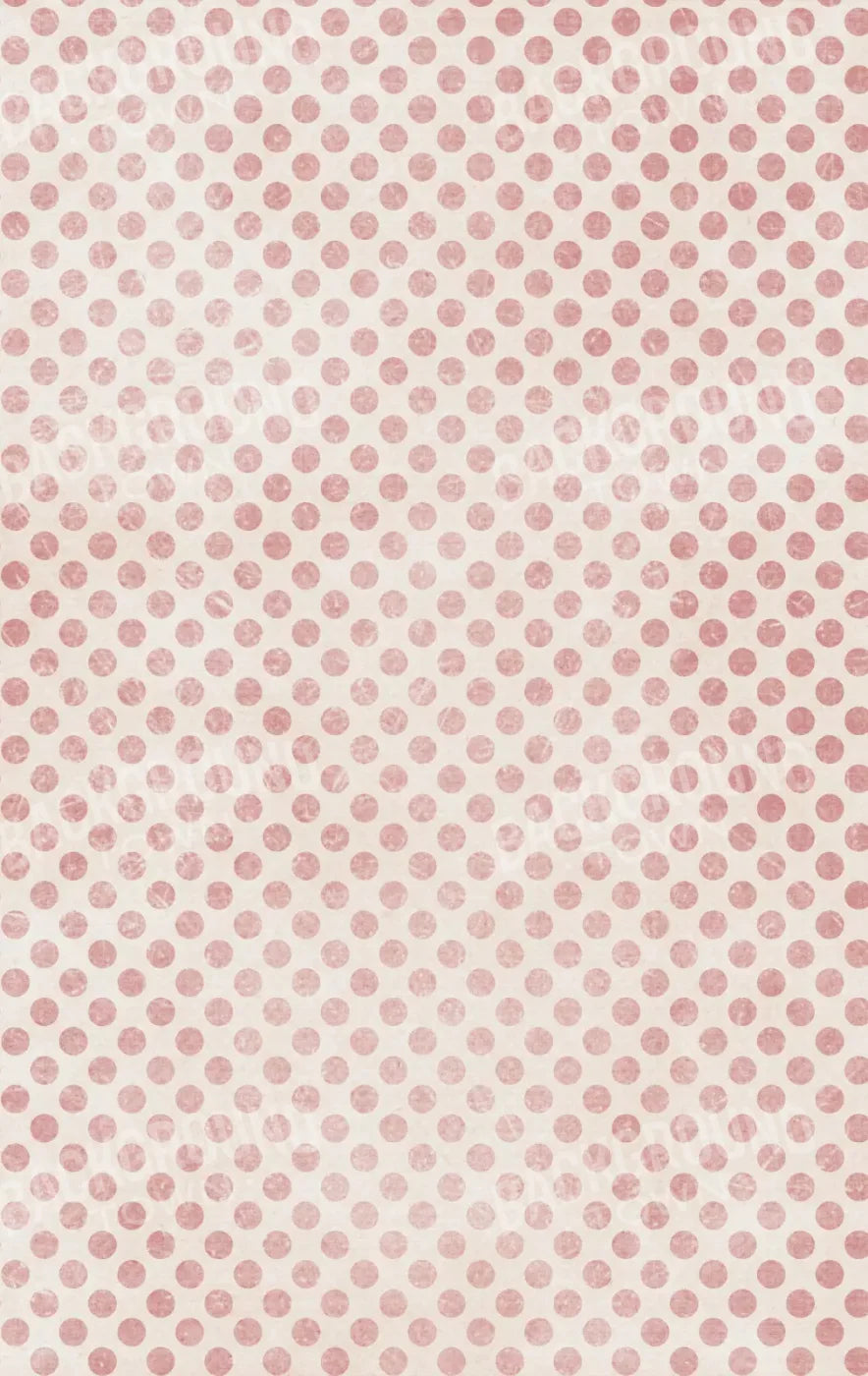 Polka Pink 10’X16’ Ultracloth (120 X 192 Inch) Backdrop