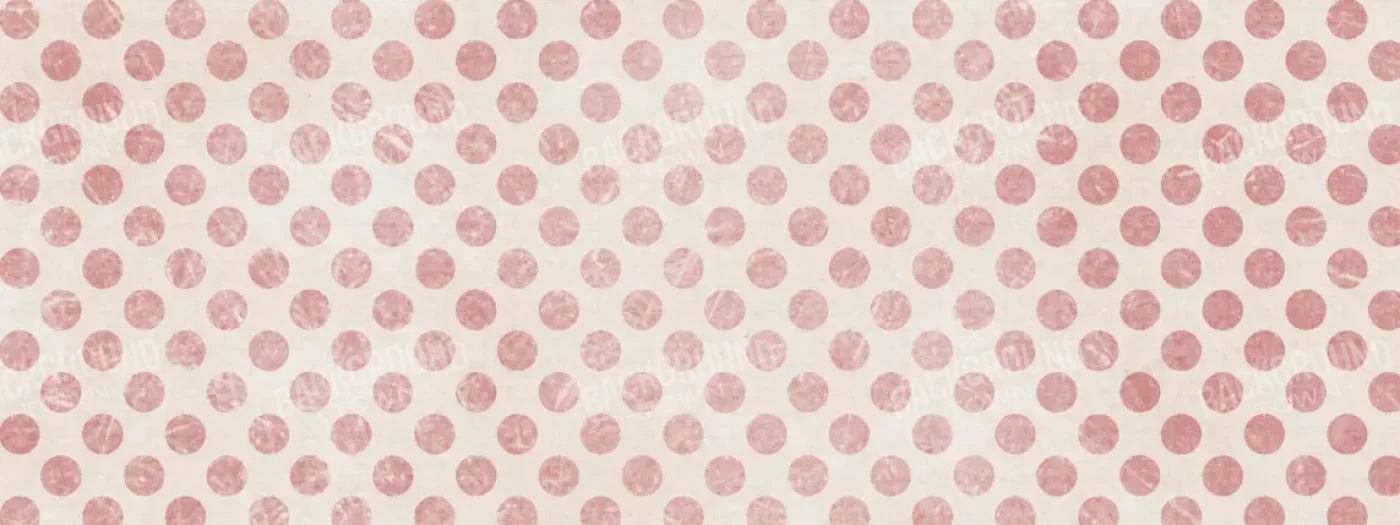 Polka Pink 20’X8’ Ultracloth (240 X 96 Inch) Backdrop