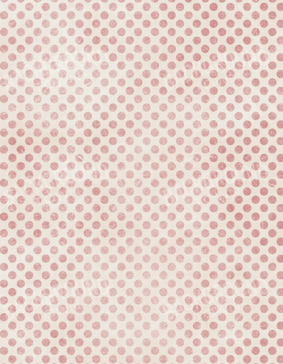 Polka Pink 6’X8’ Fleece (72 X 96 Inch) Backdrop