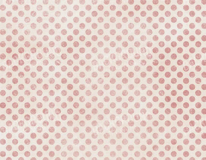 Polka Pink 8’X6’ Fleece (96 X 72 Inch) Backdrop