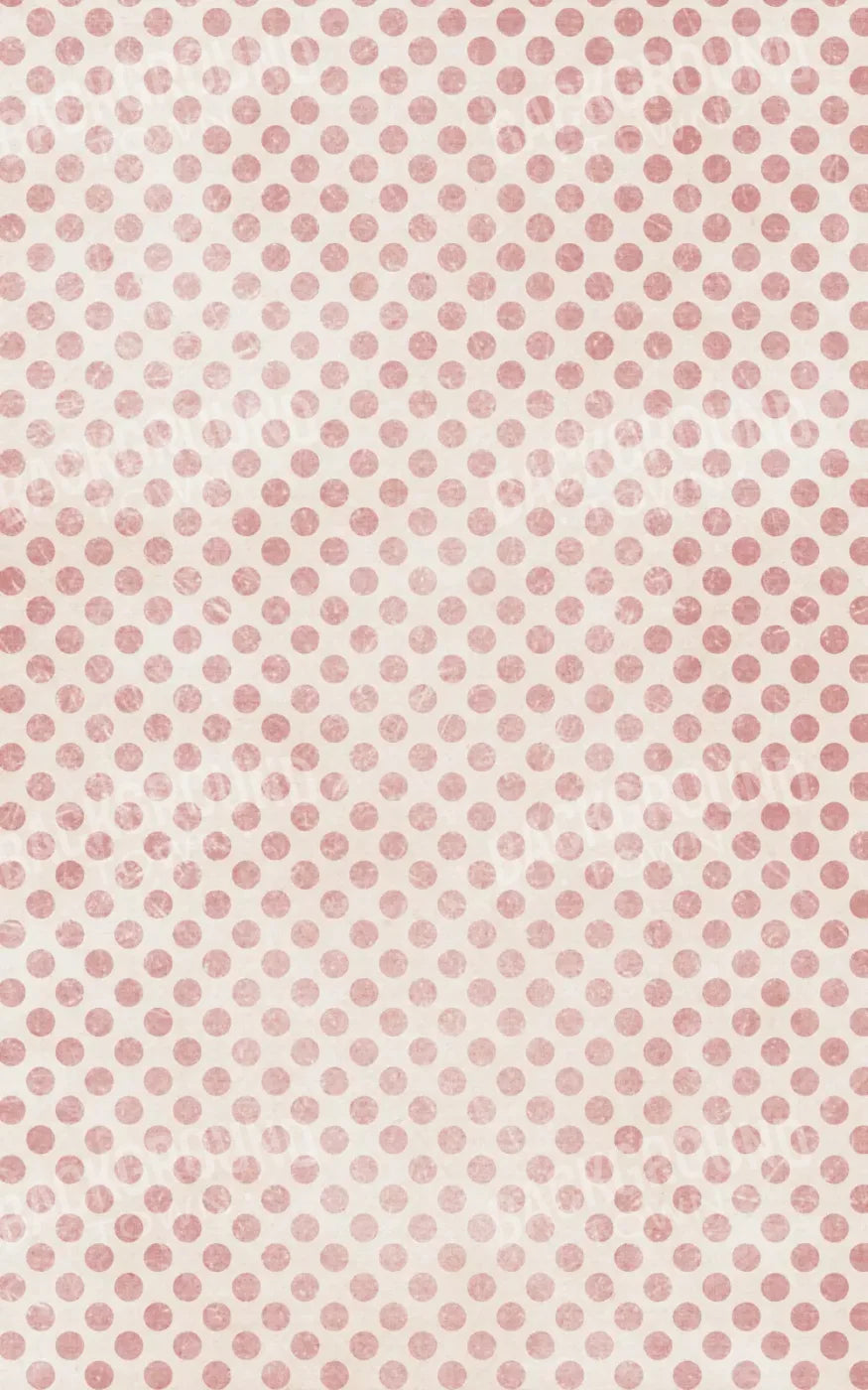 Polka Pink 9’X14’ Ultracloth (108 X 168 Inch) Backdrop