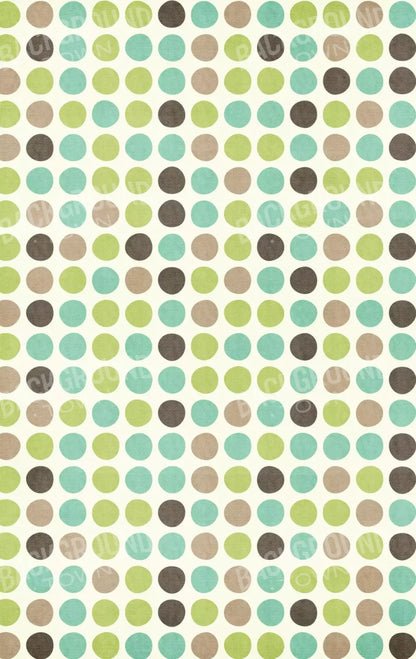 Polka Pistachio 10’X16’ Ultracloth (120 X 192 Inch) Backdrop