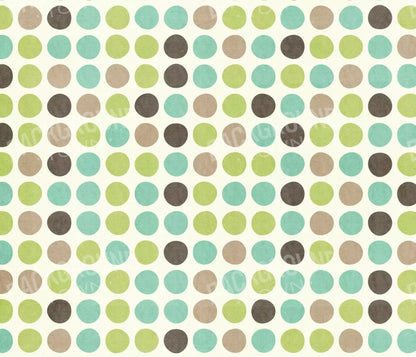 Polka Pistachio 12’X10’ Ultracloth (144 X 120 Inch) Backdrop
